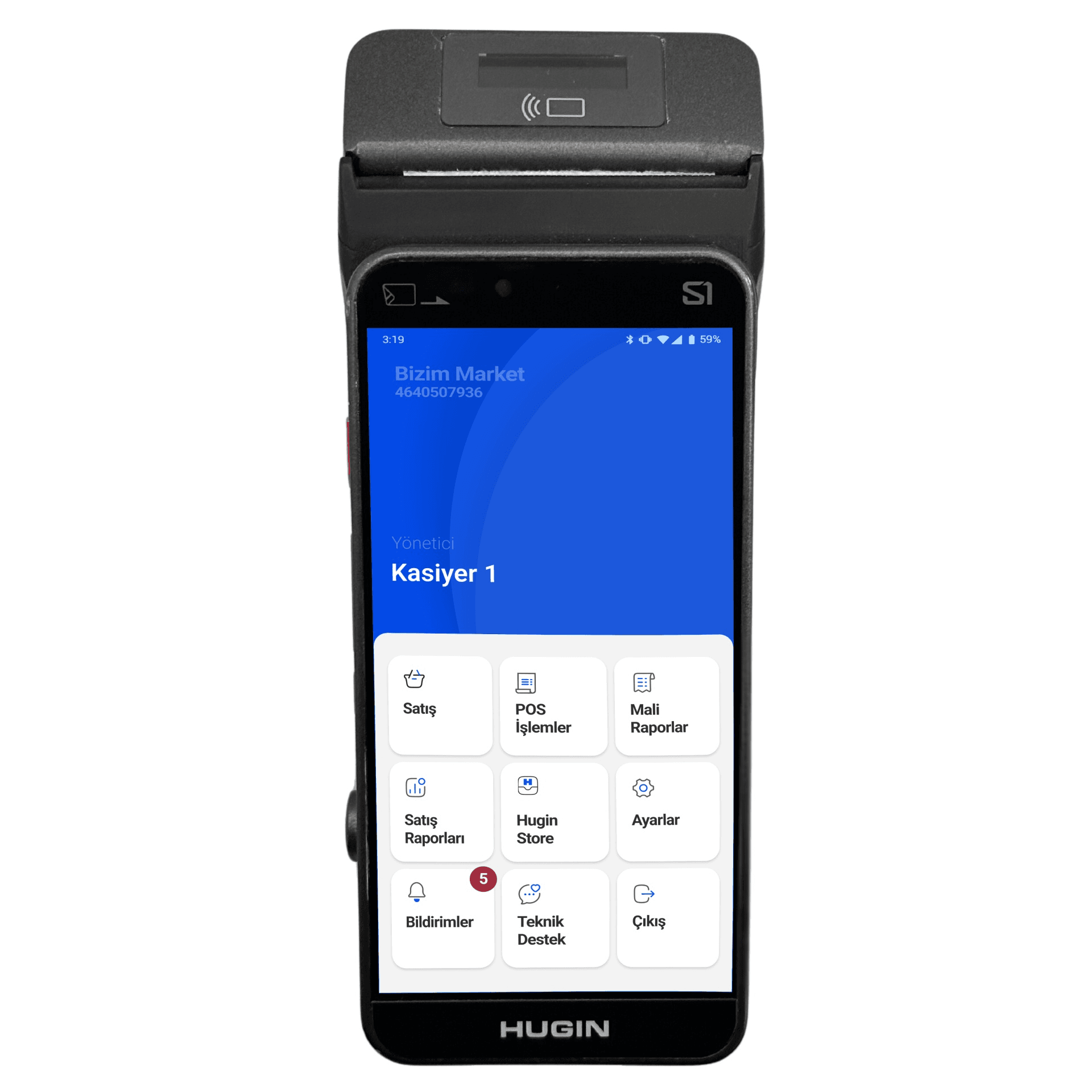 Hugin S1 Android Yazarkasa POS